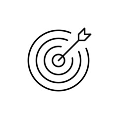 Target icon in vector. logotype