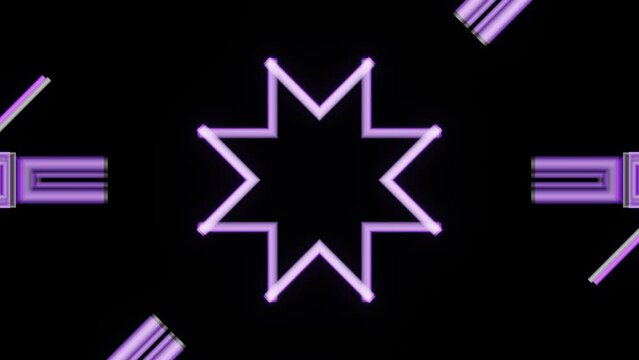 Pulsating lilac abstraction, loopy, endless