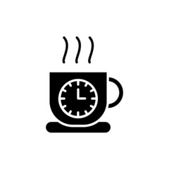 Break Time icon in vector. logotype