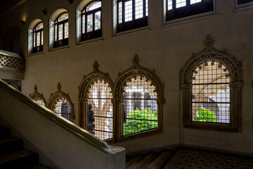 Beautiful architecture of the wonderful Mezquita of Zaragoza