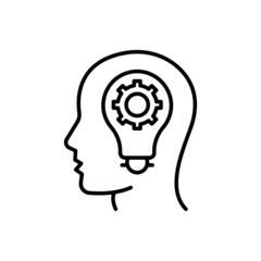 Smart Idea icon in vector. logotype