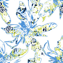 Abstract  seamless fabric and digital print pattern. geometric print pattern for textile design and fabrics.