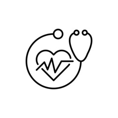Health Insurance icon in vector. logotype