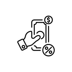 Credit Products icon in vector. logotype