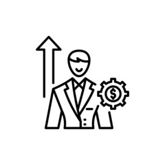 Advisor icon in vector. logotype