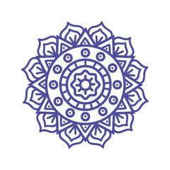 blue mandala decoration