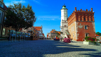 sandomierz, polska, świętokrzyskie, rynek, stare miasto © Daniel Folek