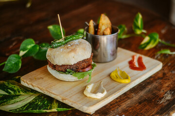 Hamburguesa vegetariana