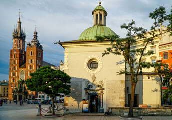 kraków, stare miasto, zabytki, sukiennice, wawel, kaplica, małopolska, polska © Daniel Folek