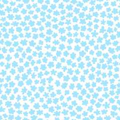 Seamless pattern of small flowers. Stock vector illustration eps10. 