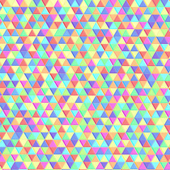 Bunte Dreiecke als grafische Textur oder Hintergrund