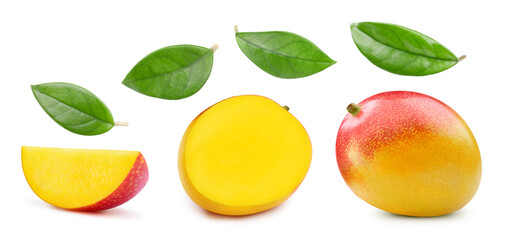 Mango isolated on white background