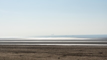 Fototapeta na wymiar Beach at low tide, Irish Sea
