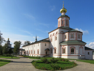 Fototapeta na wymiar Pskov region. The city of Valdai. The Iver Monastery is one of the most revered places in Russia.