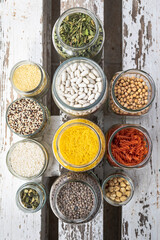 Zero waste kitchen. Storage and sustainable placement in the kitchen. Kitchen plastics free