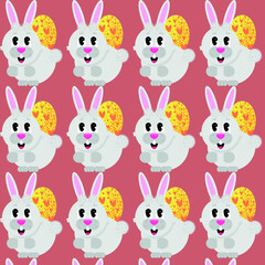 Obraz premium DIA DE PASCUA, CONEJO DE PASCUA