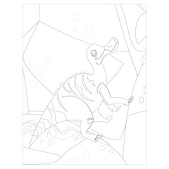 Dinosaur coloring pages for kids