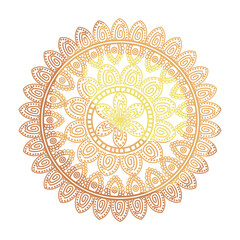 mandala golden style