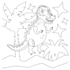 Dinosaur coloring pages