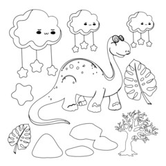 Dinosaur coloring pages