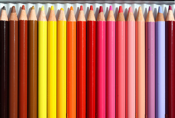 カラフルな色鉛筆　web背景 テクスチャ