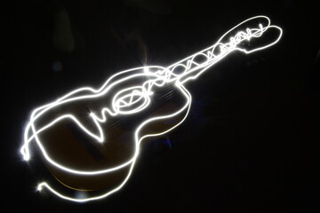Guitarra de luz