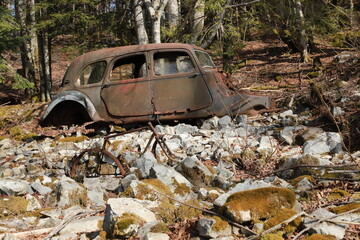 Ancien lieu de résistance en 1944 en Auvergne