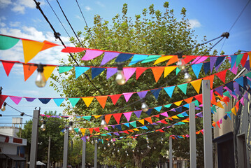 Banderines multicolor