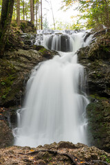 water cascade Josefsthal Schliersee, long exposure shot