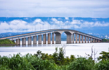railway bridge over the river