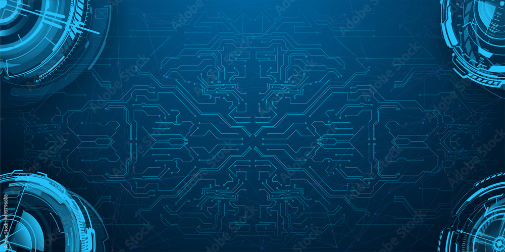 Aufkleber abstract lines and dts connect, 3d futuristic abstract background. technology template, background f
