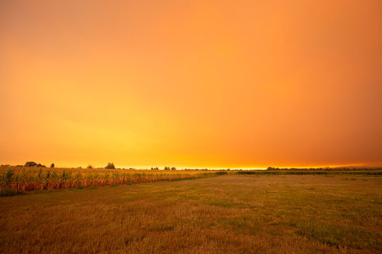 Summer wildfire smoke, 2020