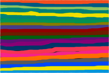 Colorful striped pattern. Wavy stylish abstract background.