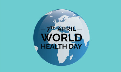 World Health Day is a global health awareness day celebrated every year on 7th April. Vector illustration design.2022 Health day ,Dortch day