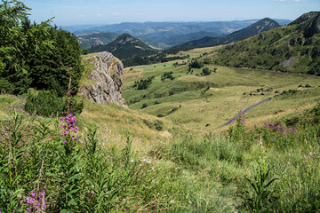 Serene landscape of a meadow on Mont Mezenc
Summit in France
