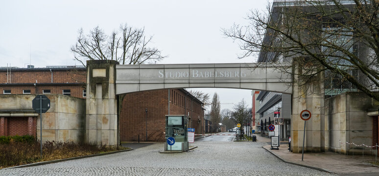 Famous Studio Babelsberg Film studios in Berlin Potsdam - BERLIN, GERMANY - MARCH 11, 2021