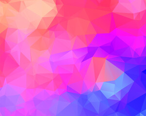blue and purple geometric pattern triangles polygonal design for web and background, application