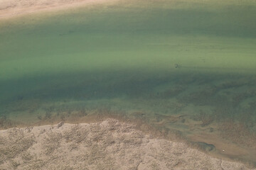 Punta Umbría mit Playa de Punta Umbría Huelva Spanien.