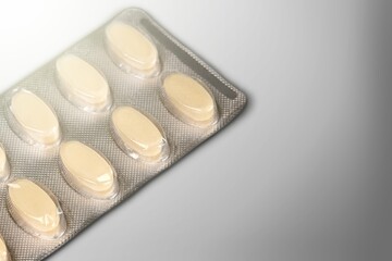 Mach pills. Headache pills, painkillers, antibiotics or antidepressants tablets