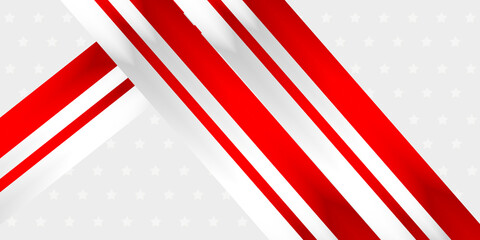 Obraz premium Abstract red and white background with star