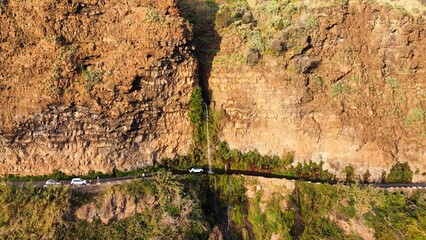 Waterfall on Madeira Island 