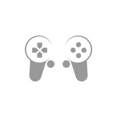 Gamepad icon logo design template vector illustration