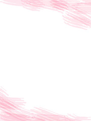 水彩テクスチャの背景素材　ピンク　春イメージ　縦長