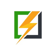 Lightning Logo Template