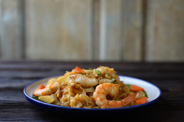 Fried Noodle In Soy Sauce.