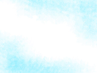 Fototapeta na wymiar 水彩テクスチャの背景素材　ブルー　夏イメージ