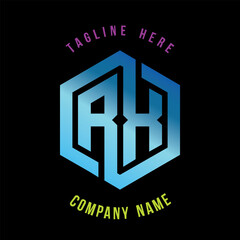 RX lettering logo is simple, easy to understand and authoritative