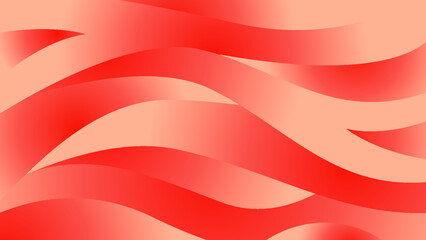 Abstract Waving Red background