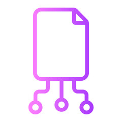 network gradient icon