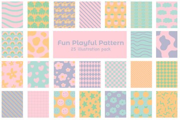 Fun Playful Pattern Graphic Elements Pack